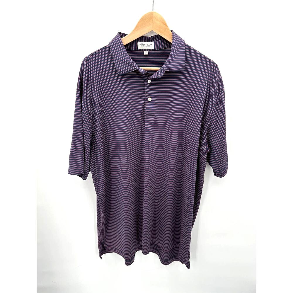 PETER MILLAR Summer Comfort Pace Performance Golf Active Polo // XL